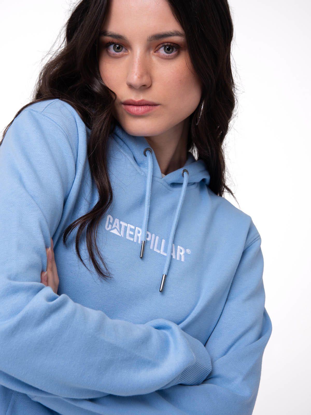 Polerón Mujer W Fleece Caterpillar Celeste-4