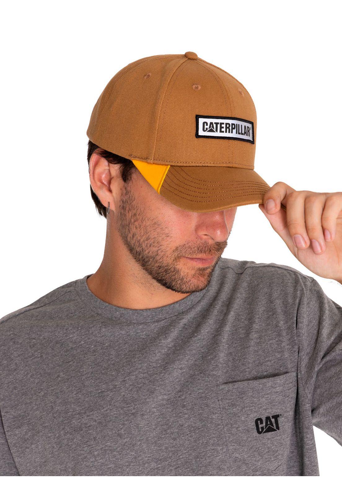 Jockey Hombre Caterpillar Reflective Patch Hat Café-0