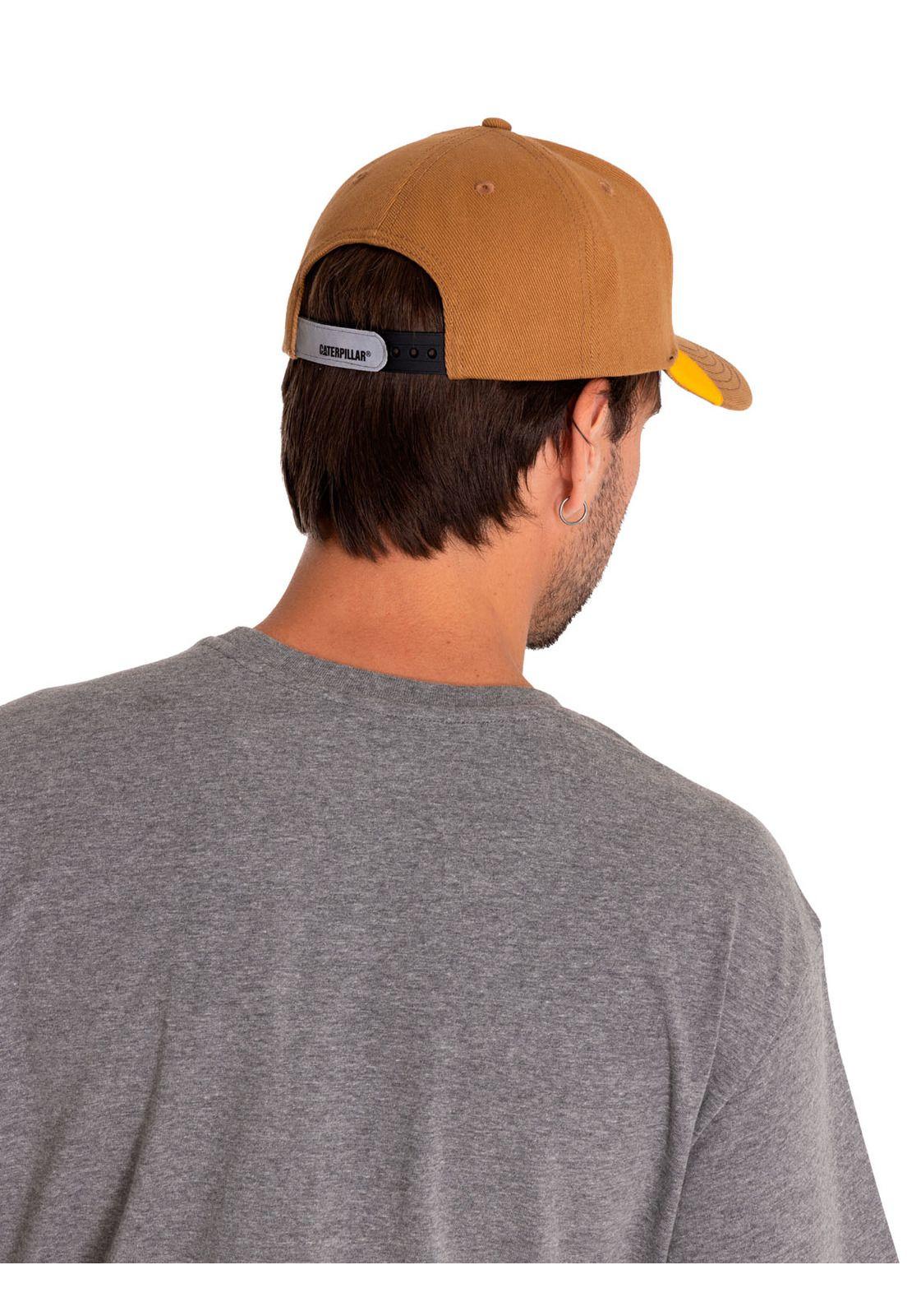 Jockey Hombre Caterpillar Reflective Patch Hat Café-1