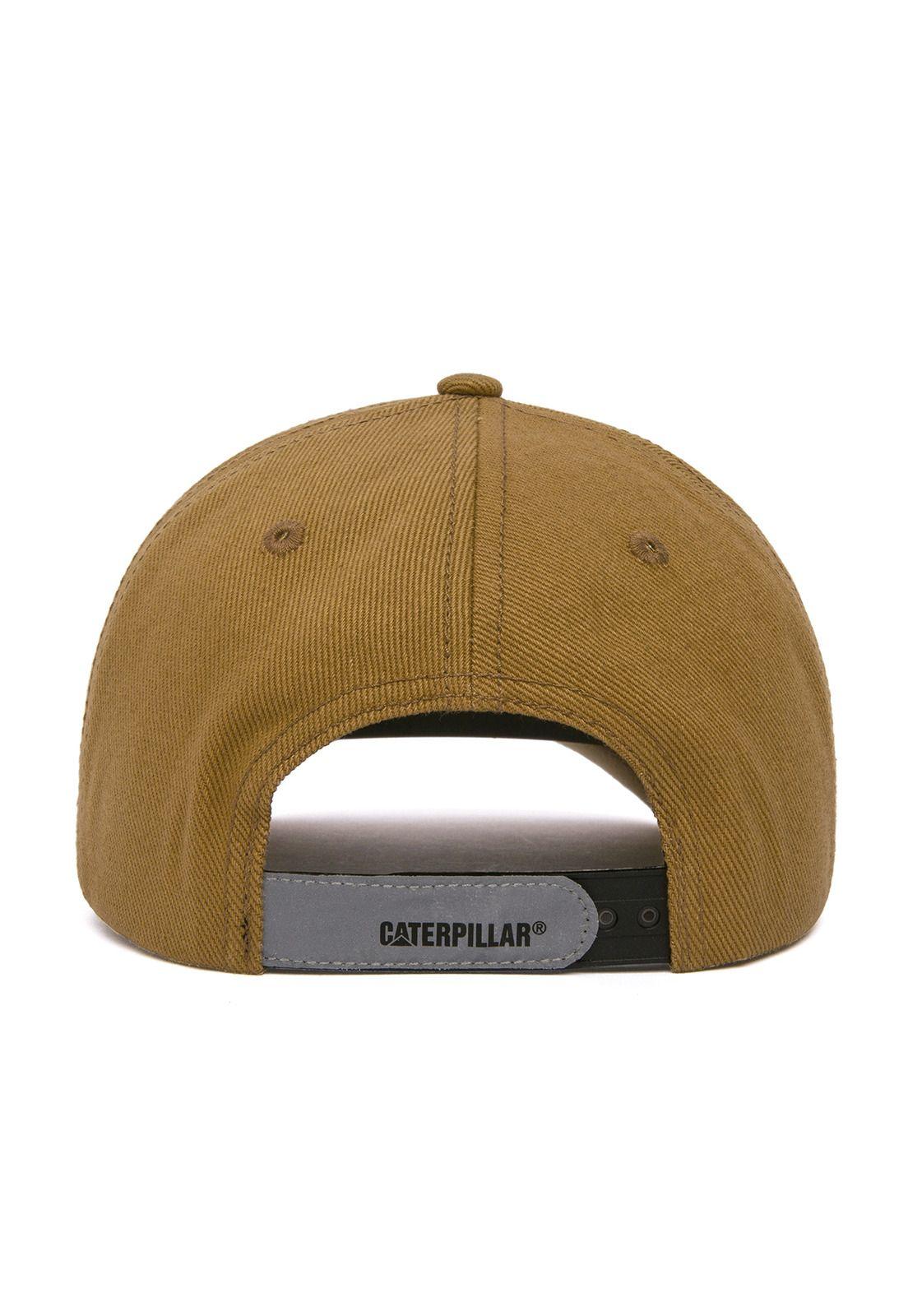 Jockey Hombre Caterpillar Reflective Patch Hat Café-2
