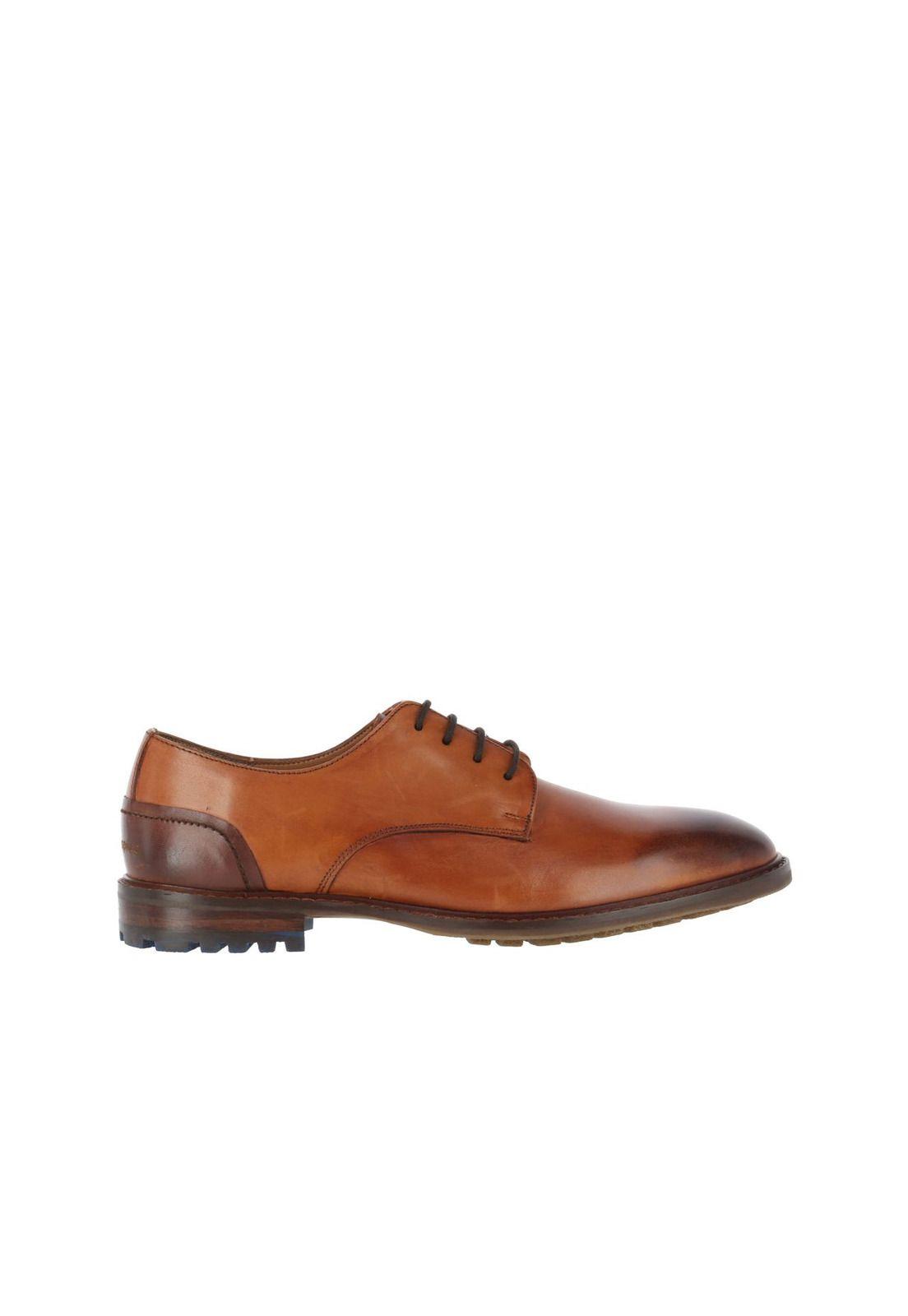 Zapato Leather Earl Ii Café-3