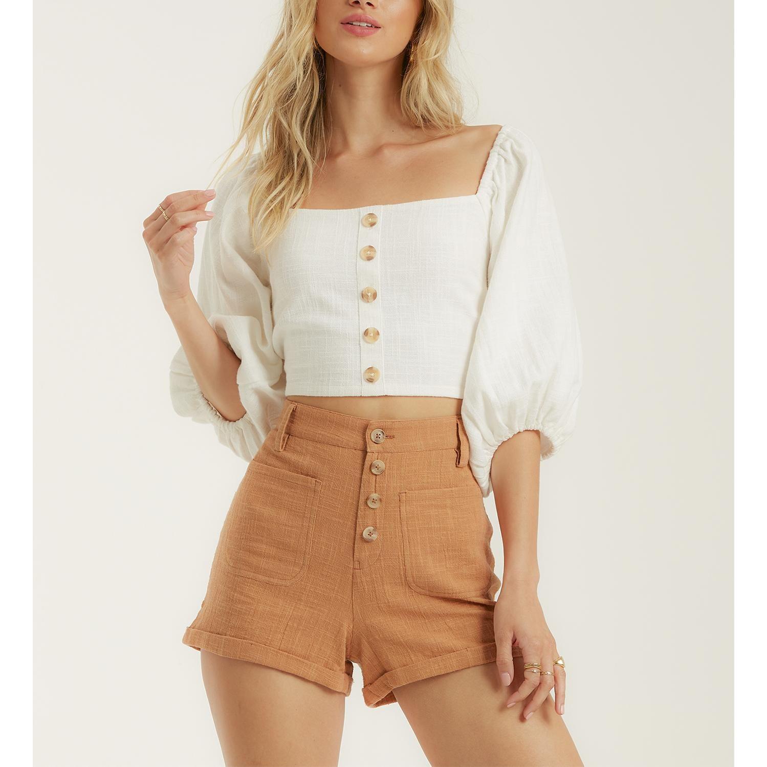 Short  Leave Rad Café Mujer-0