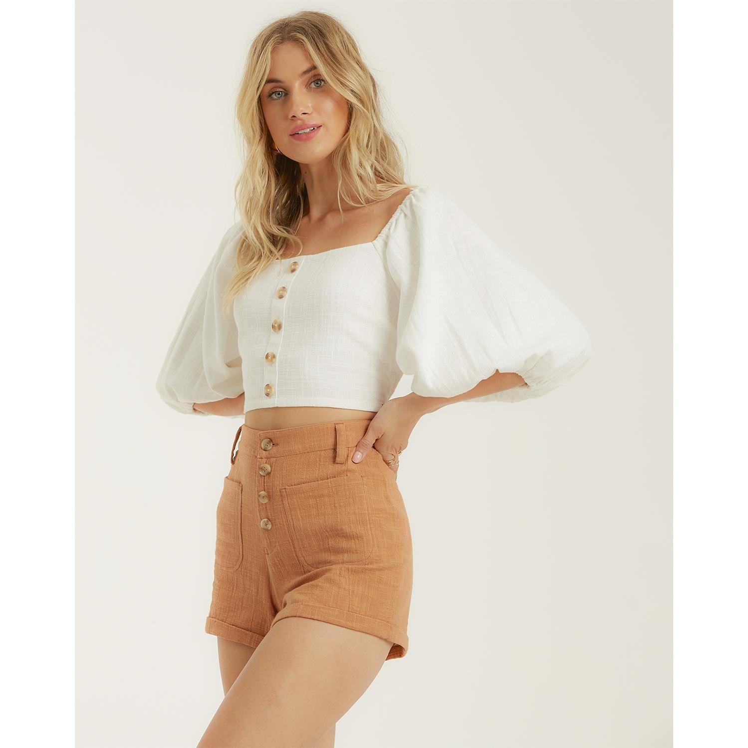 Short  Leave Rad Café Mujer-1