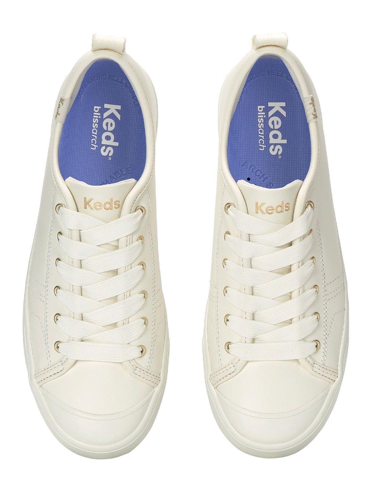Zapatilla Cuero Mujer New Ltt Leather Beige-3
