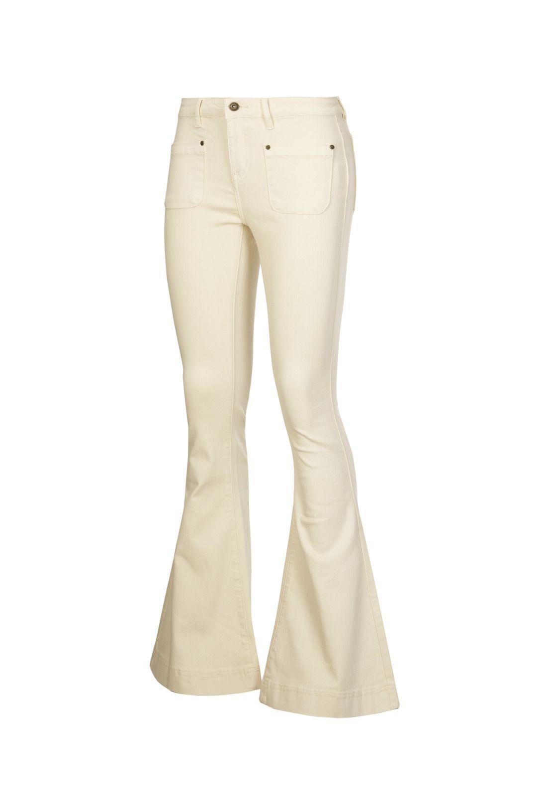 Jeans Mujer Domenica Beige-0