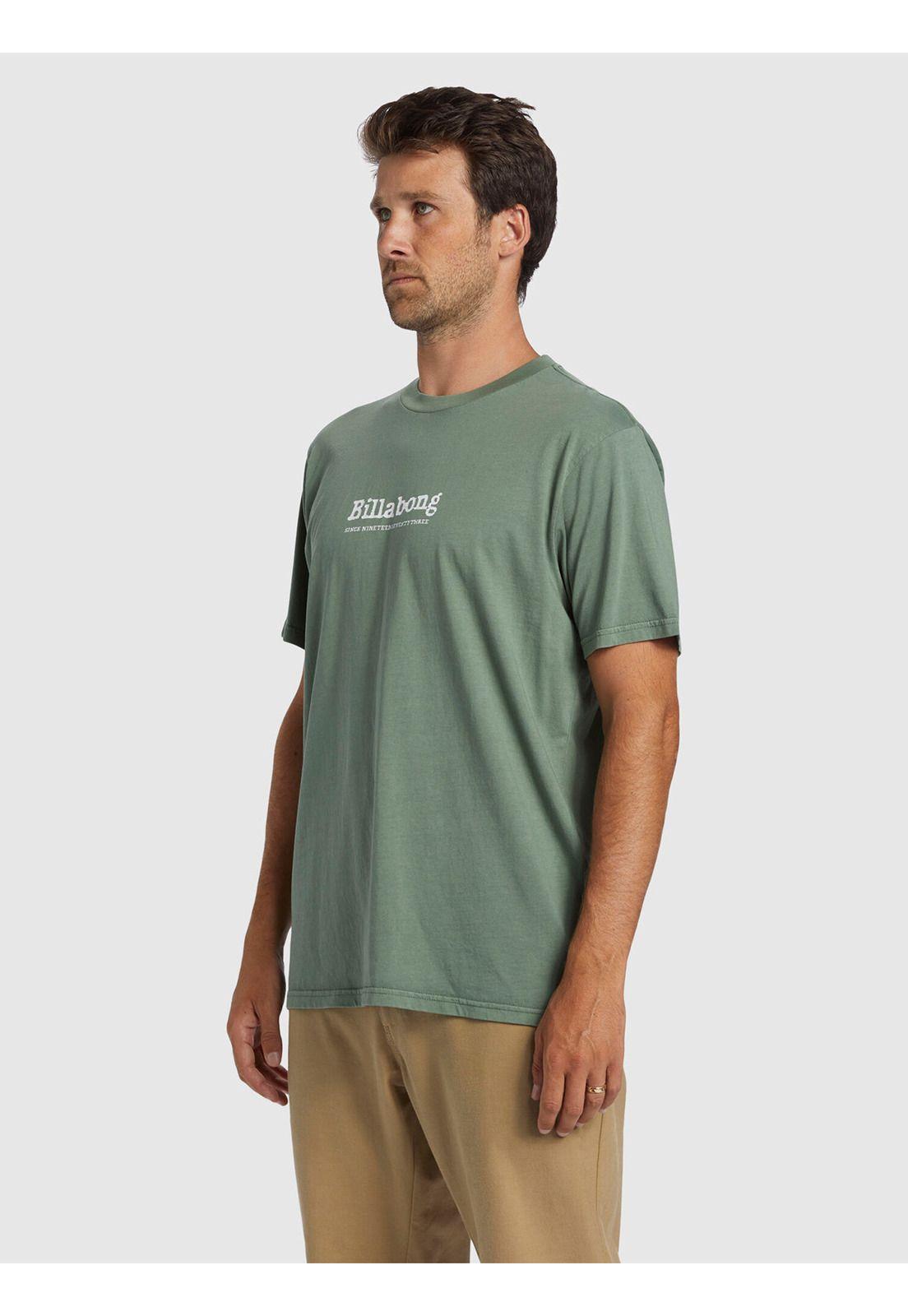 Polera Hombre Throwback Verde-1