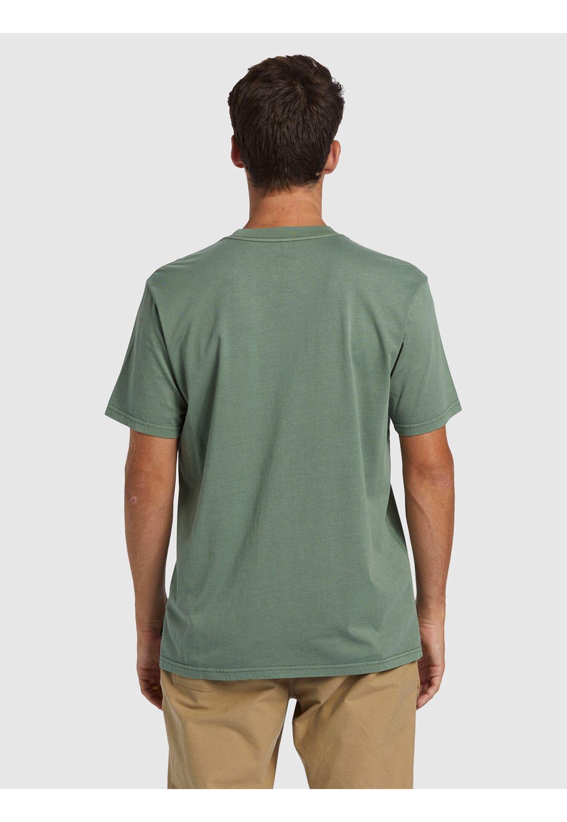 Polera Hombre Throwback Verde-2