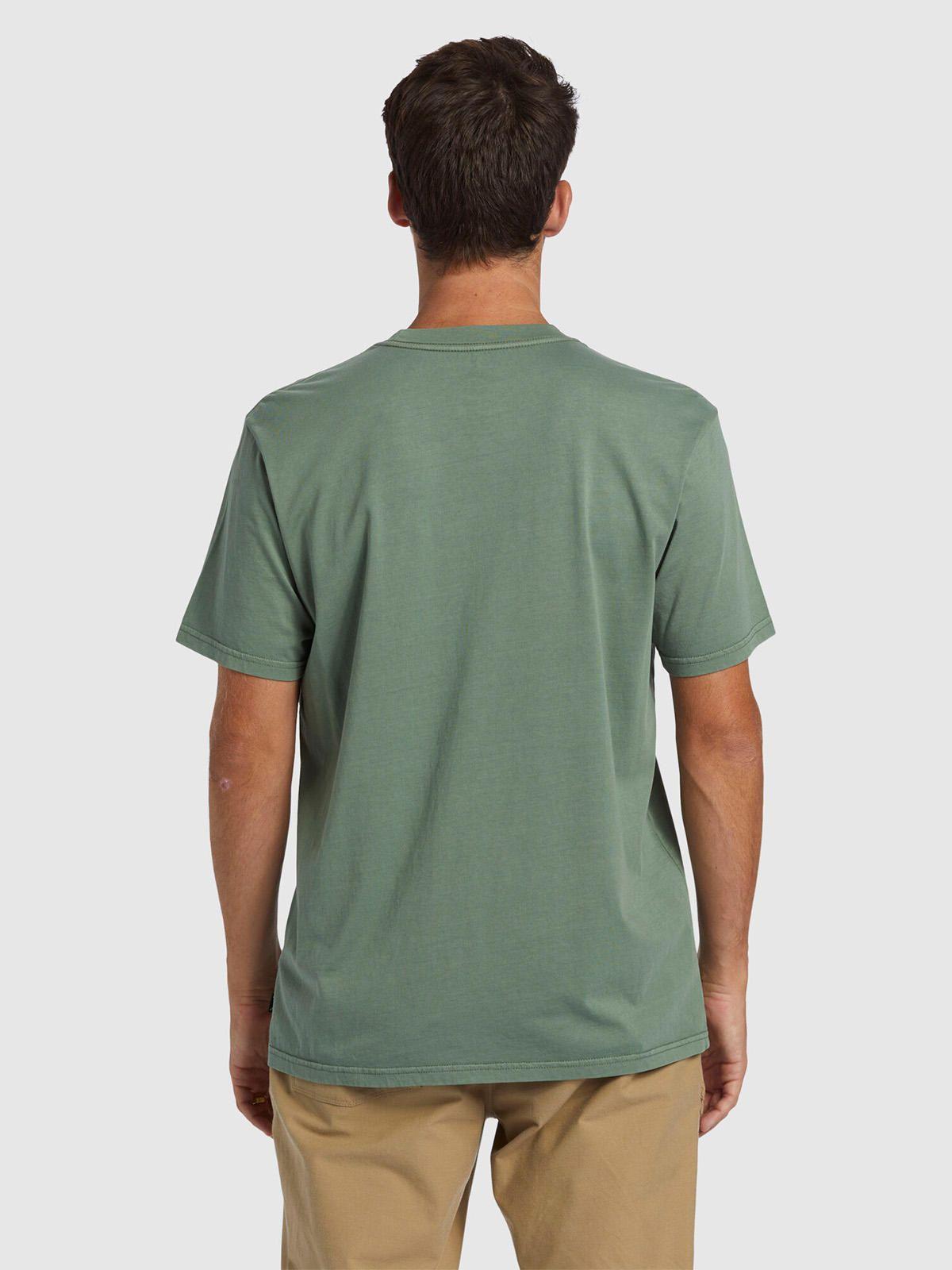 Polera Hombre Throwback Verde-2