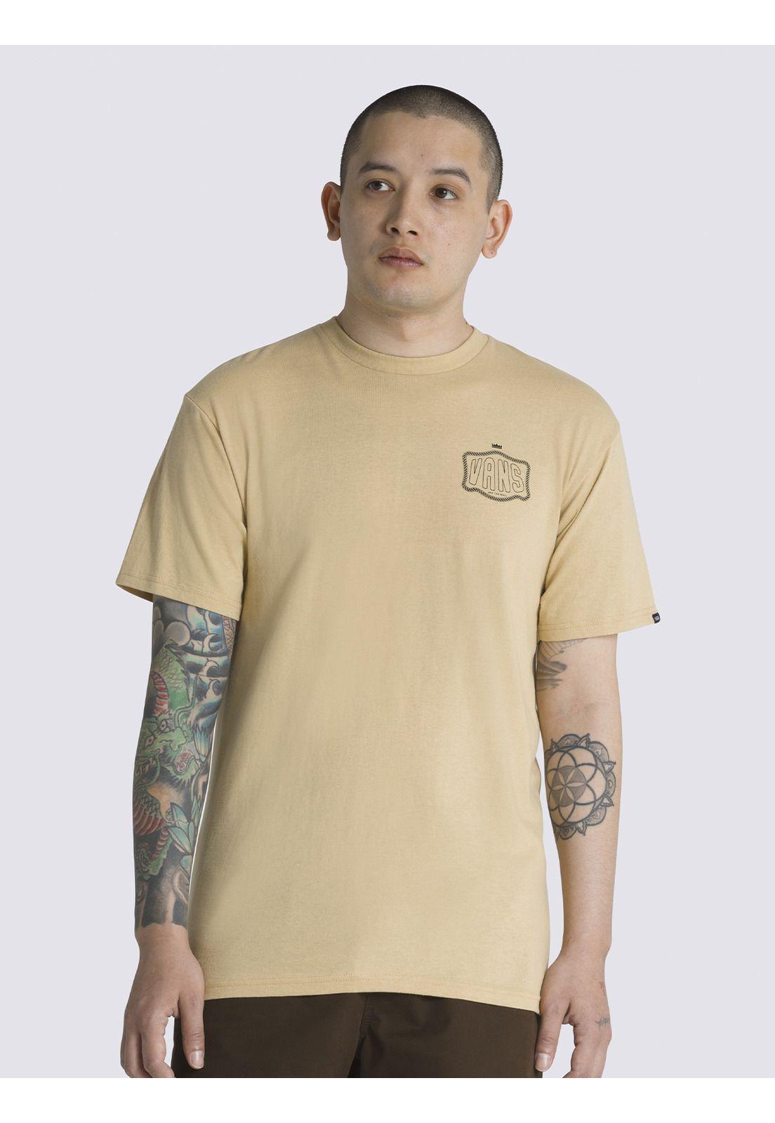 Polera Manga Corta Pawn Shop S T Amarillo Hombre-0