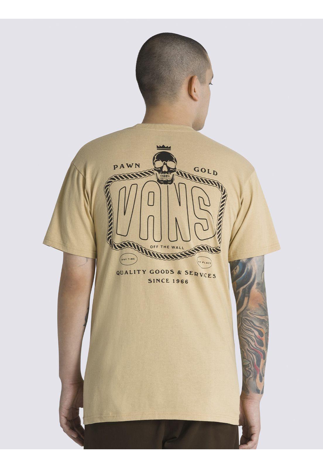 Polera Manga Corta Pawn Shop S T Amarillo Hombre-1