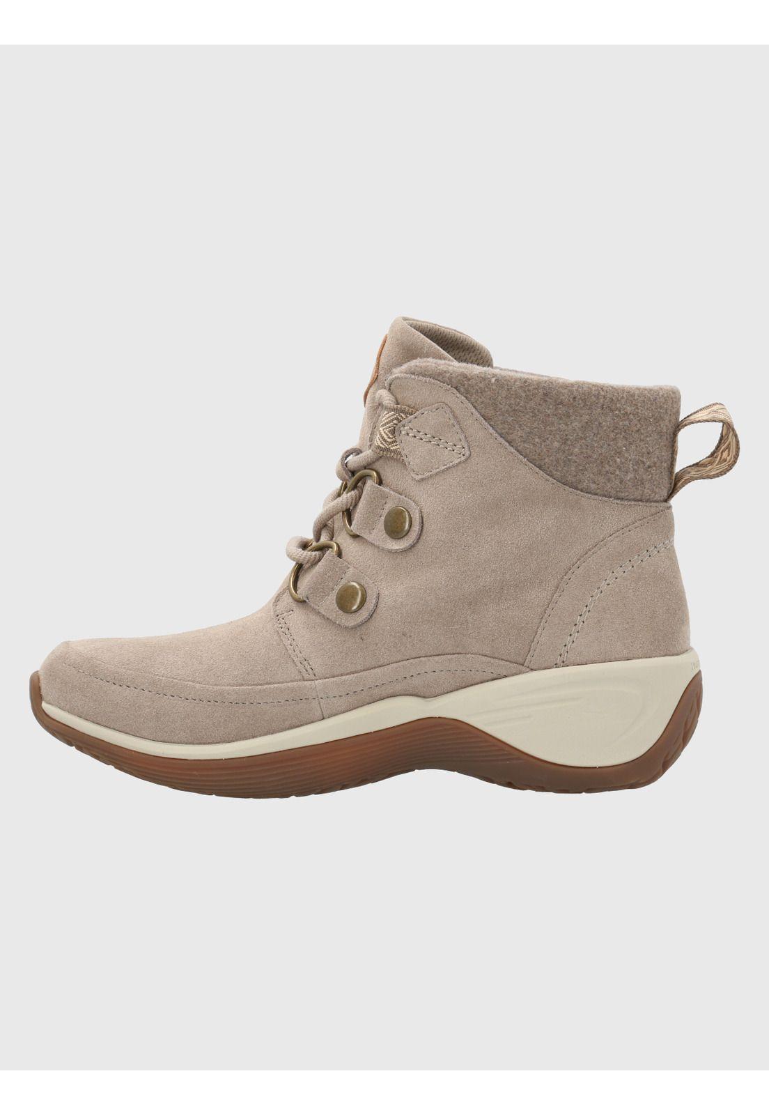 Botin Mujer Spinal Rug Lace Beige-5