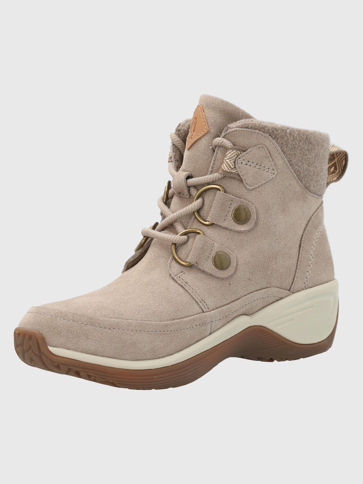Botin Mujer Spinal Rug Lace Beige-4