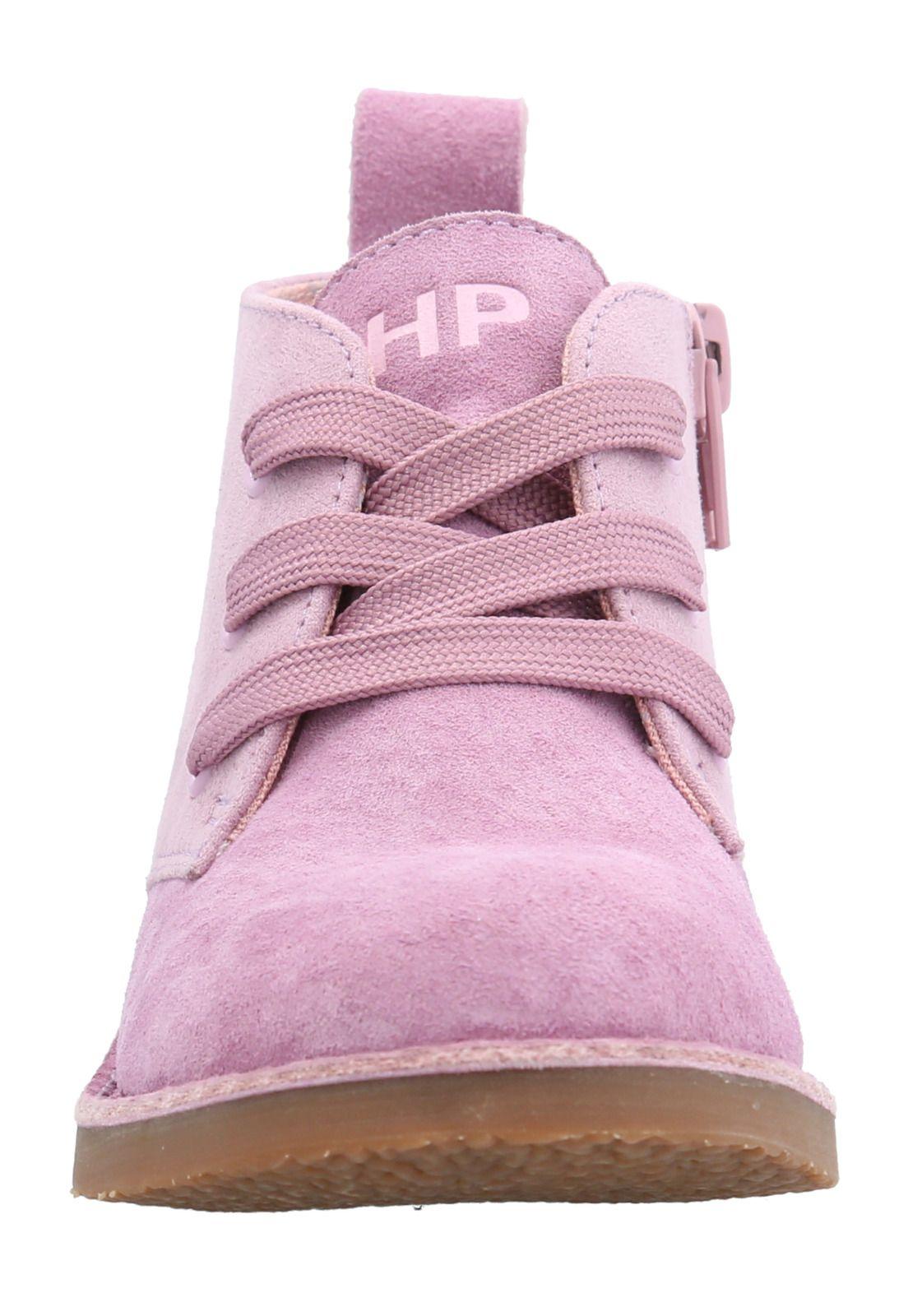 Botin Cuero Mandy Niña Rosado-3