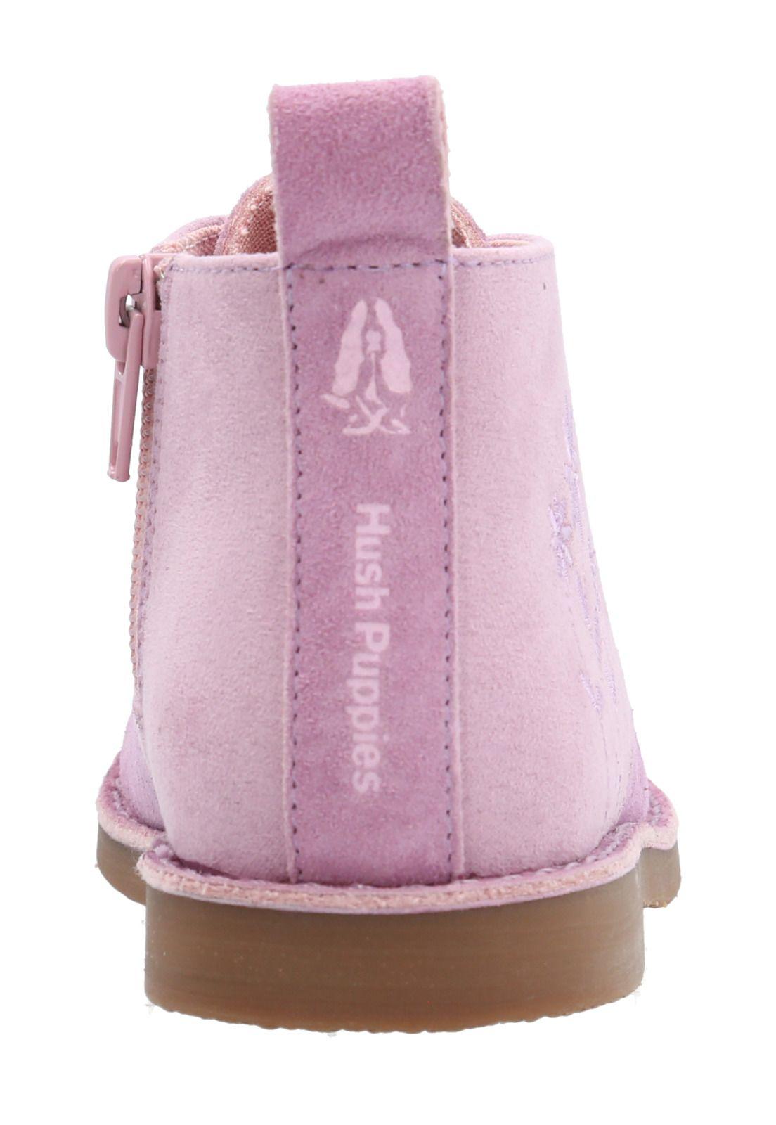Botin Cuero Mandy Niña Rosado-5