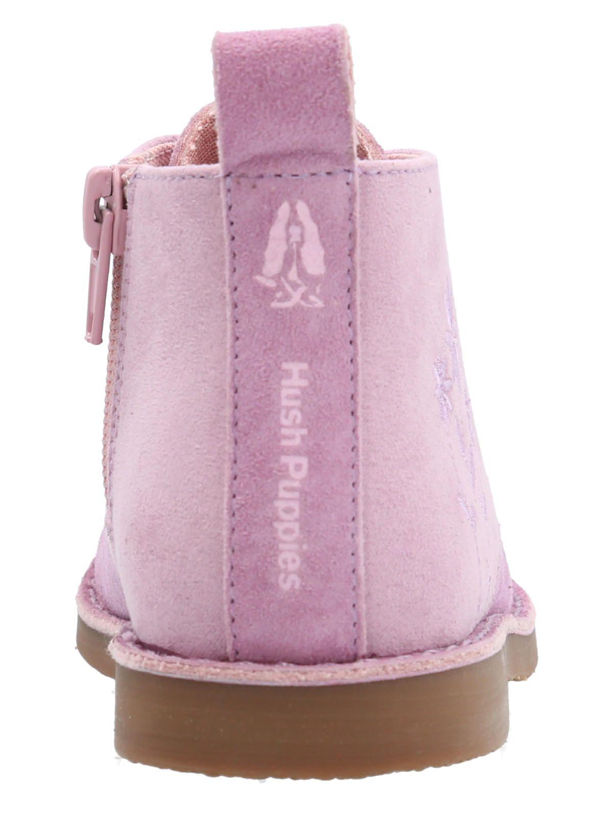 Botin Cuero Mandy Niña Rosado-5