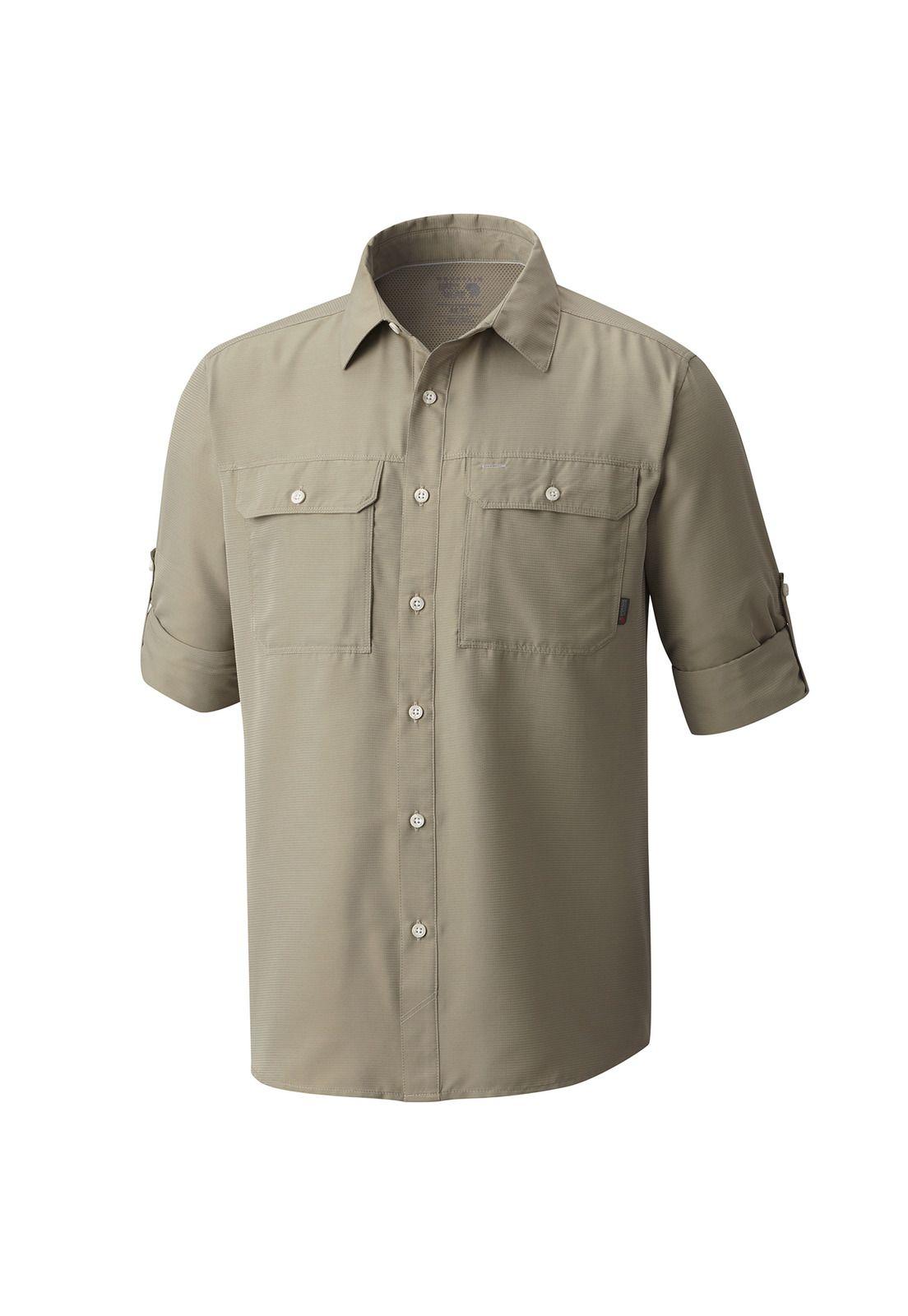 Camisa M/L Hombre Canyon Long Sleeve Blanco-2