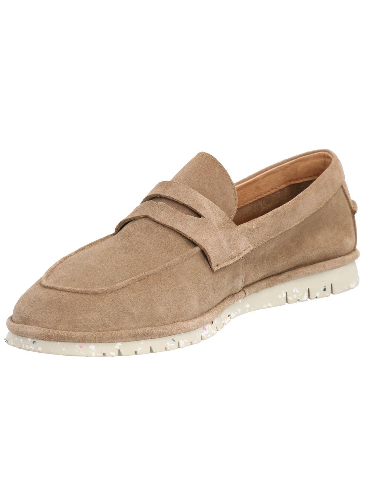 Mocasín Cuero Hombre Ninfo Beige -3