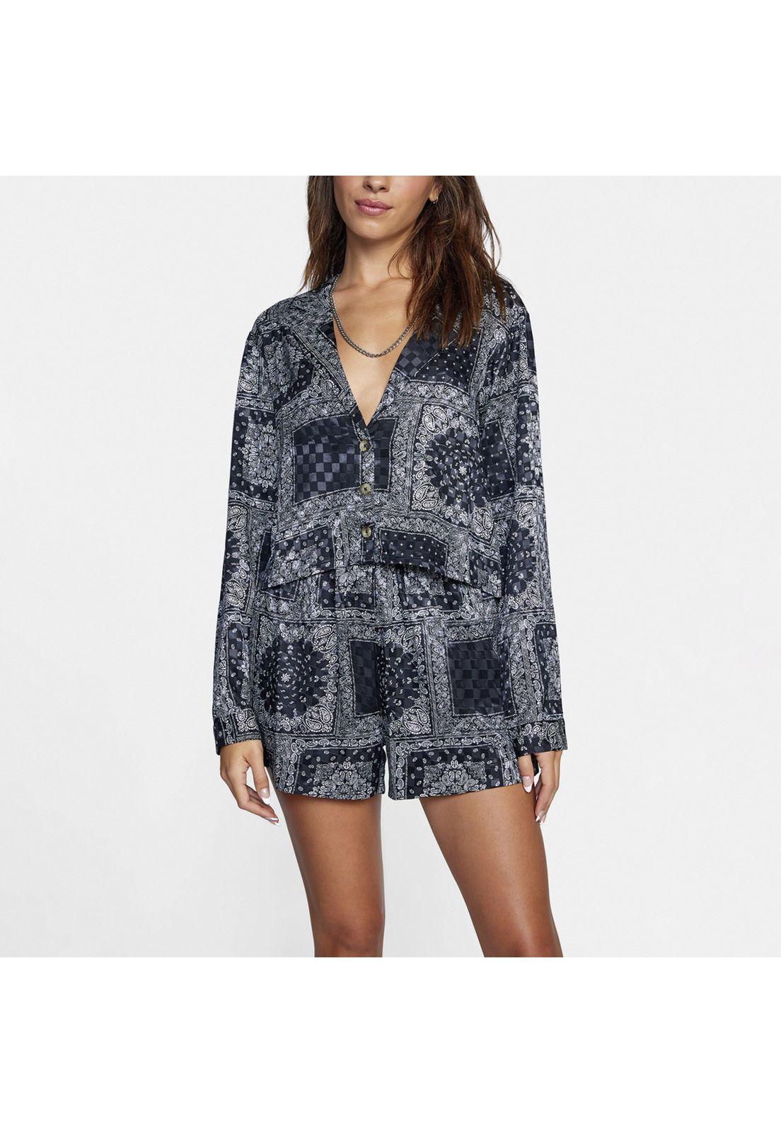 Short Mujer Roadtrip Short Negro-0