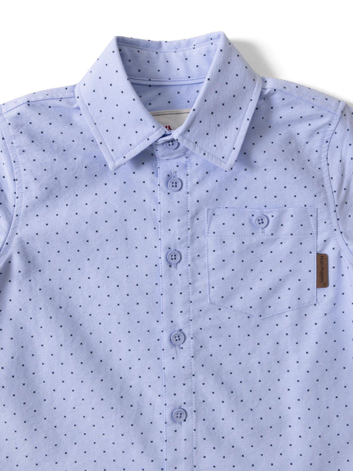 Camisa M/C Niño Laurent Celeste-3