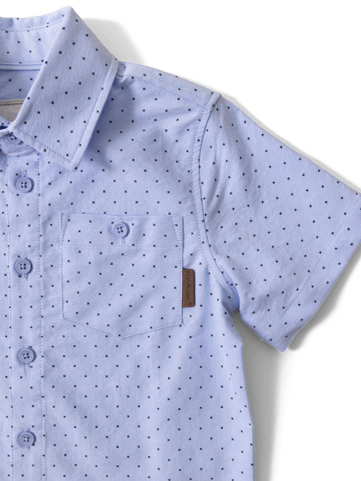Camisa M/C Niño Laurent Celeste-4