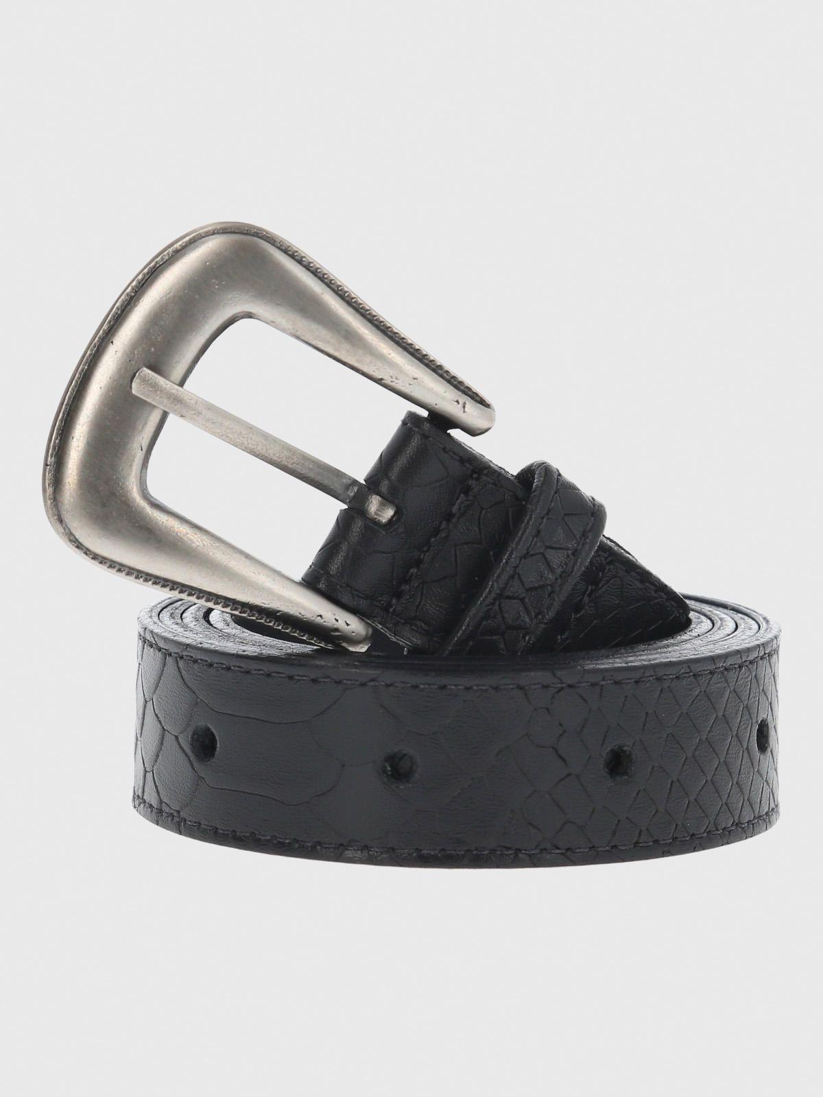 Cinturon Cuero Mujer Valeria Negro-0