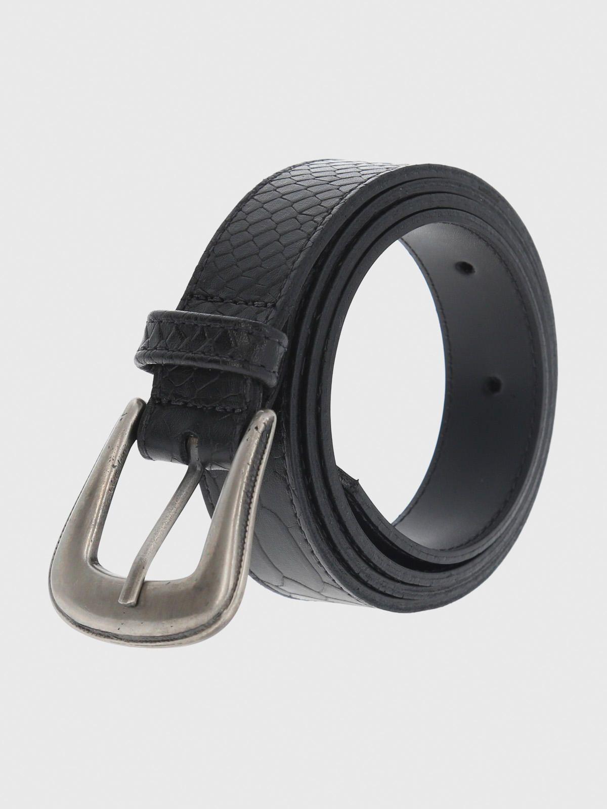 Cinturon Cuero Mujer Valeria Negro-1