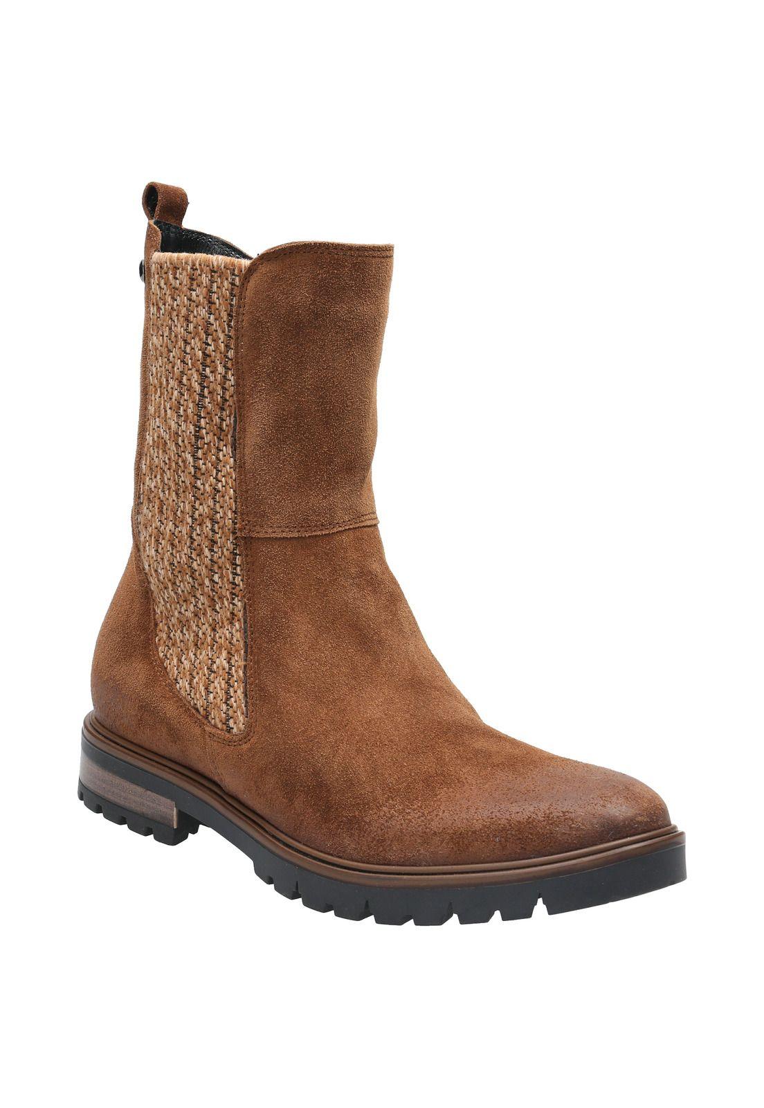 Bota Cuero Mujer Cadis Café-0