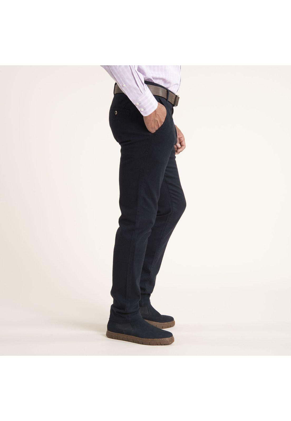 Pantalón Hombre Panal Azul Petróleo-2