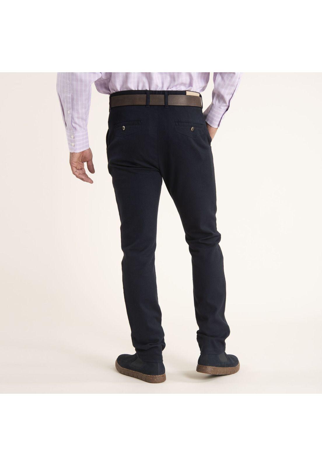 Pantalón Hombre Panal Azul Petróleo-3