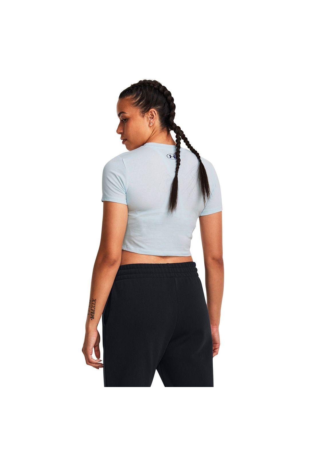 Polera Training Arena Baby Project Rock Blanco Mujer-4