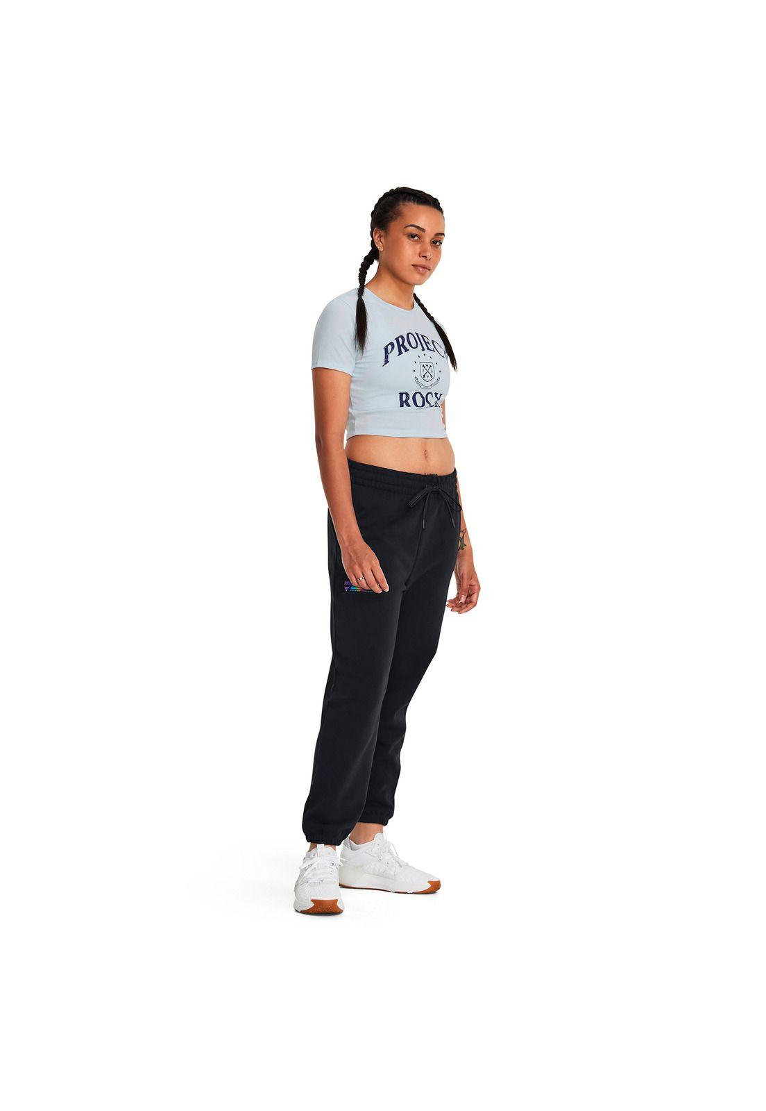 Polera Training Arena Baby Project Rock Blanco Mujer-5