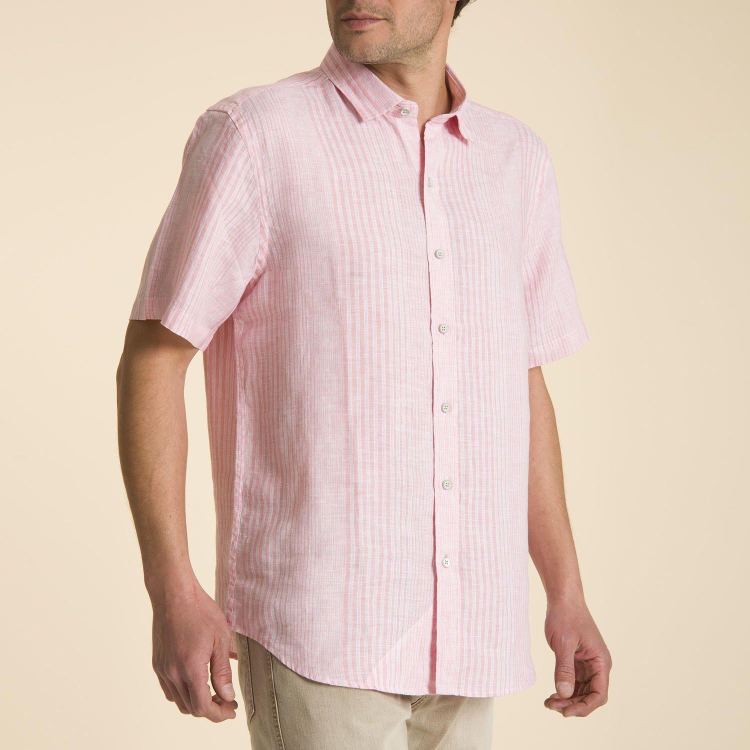 Camisa Soft Stripe Naranjo Rockford-1