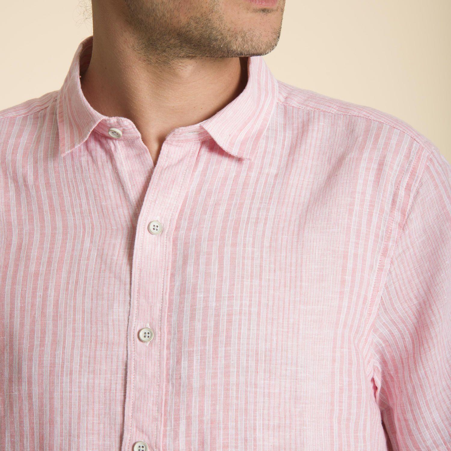 Camisa Soft Stripe Naranjo Rockford-3