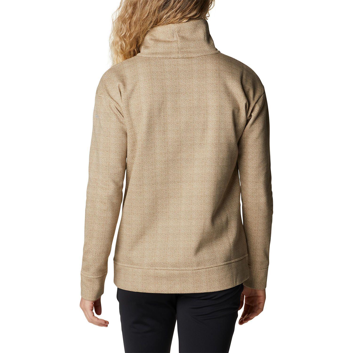 Polerón Mujer Lodge Funnel Pullove Blanco-4