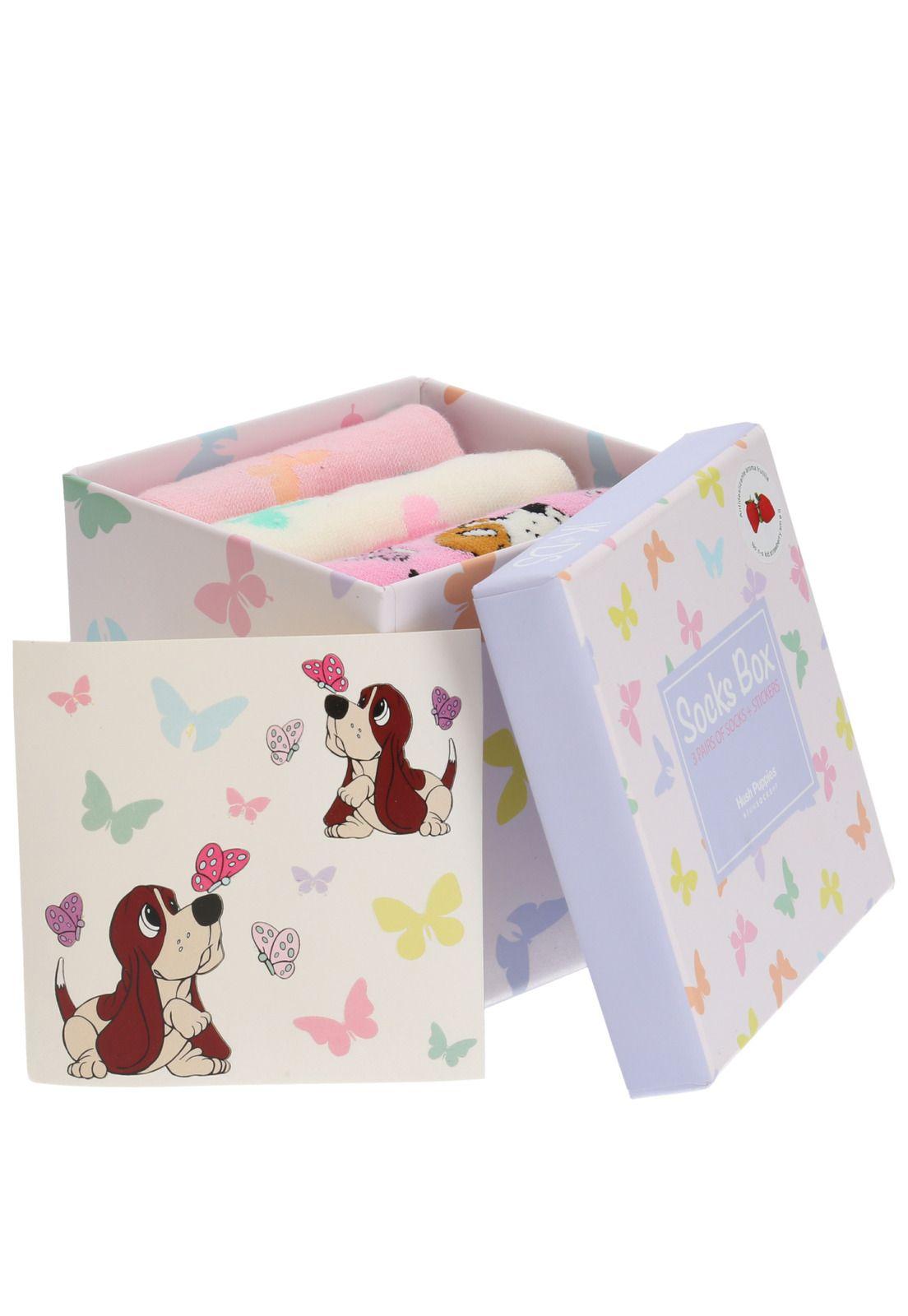 Calcetín Pack Gift Butte Rosado Niña-2