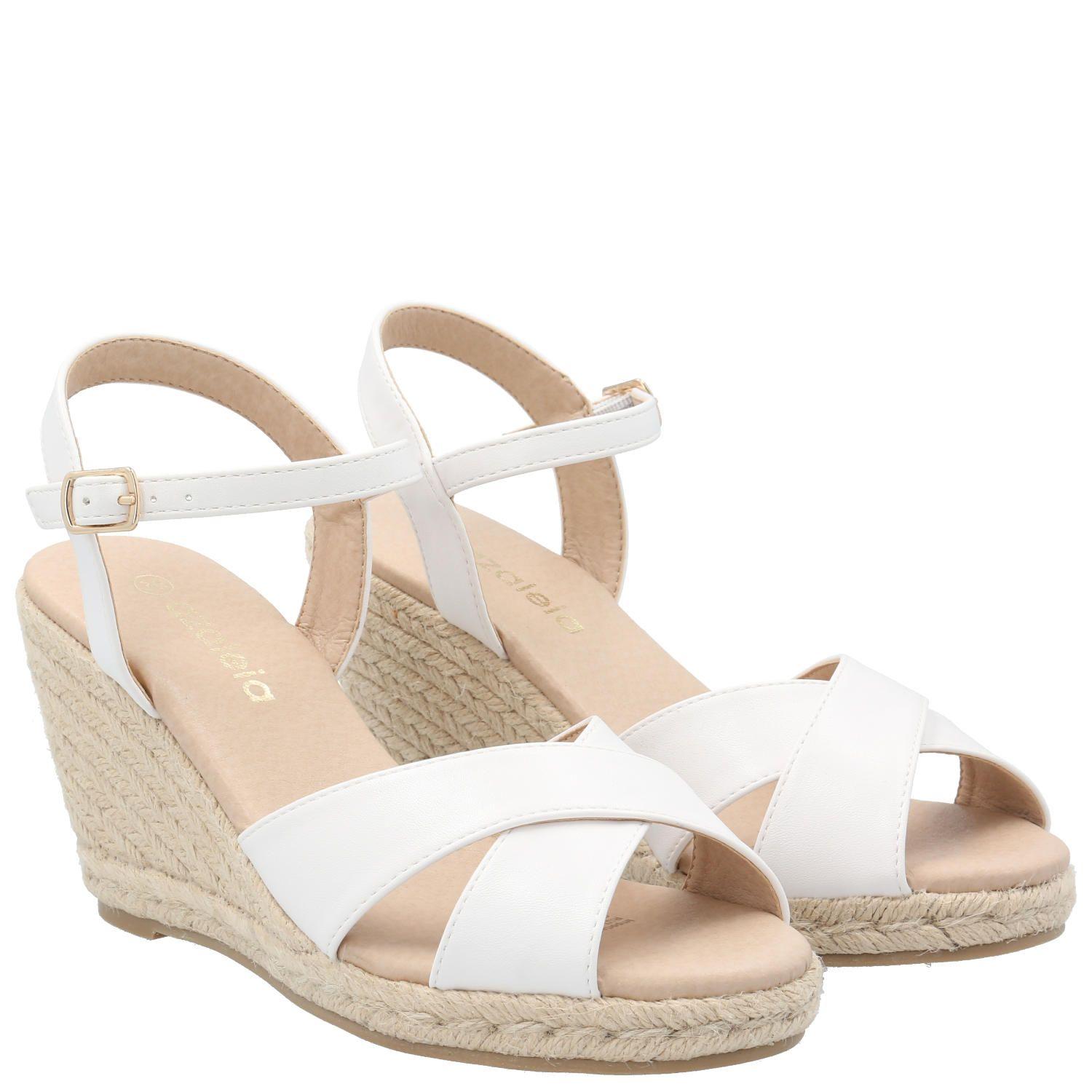 Sandalia Mujer Sasha Blanco-7