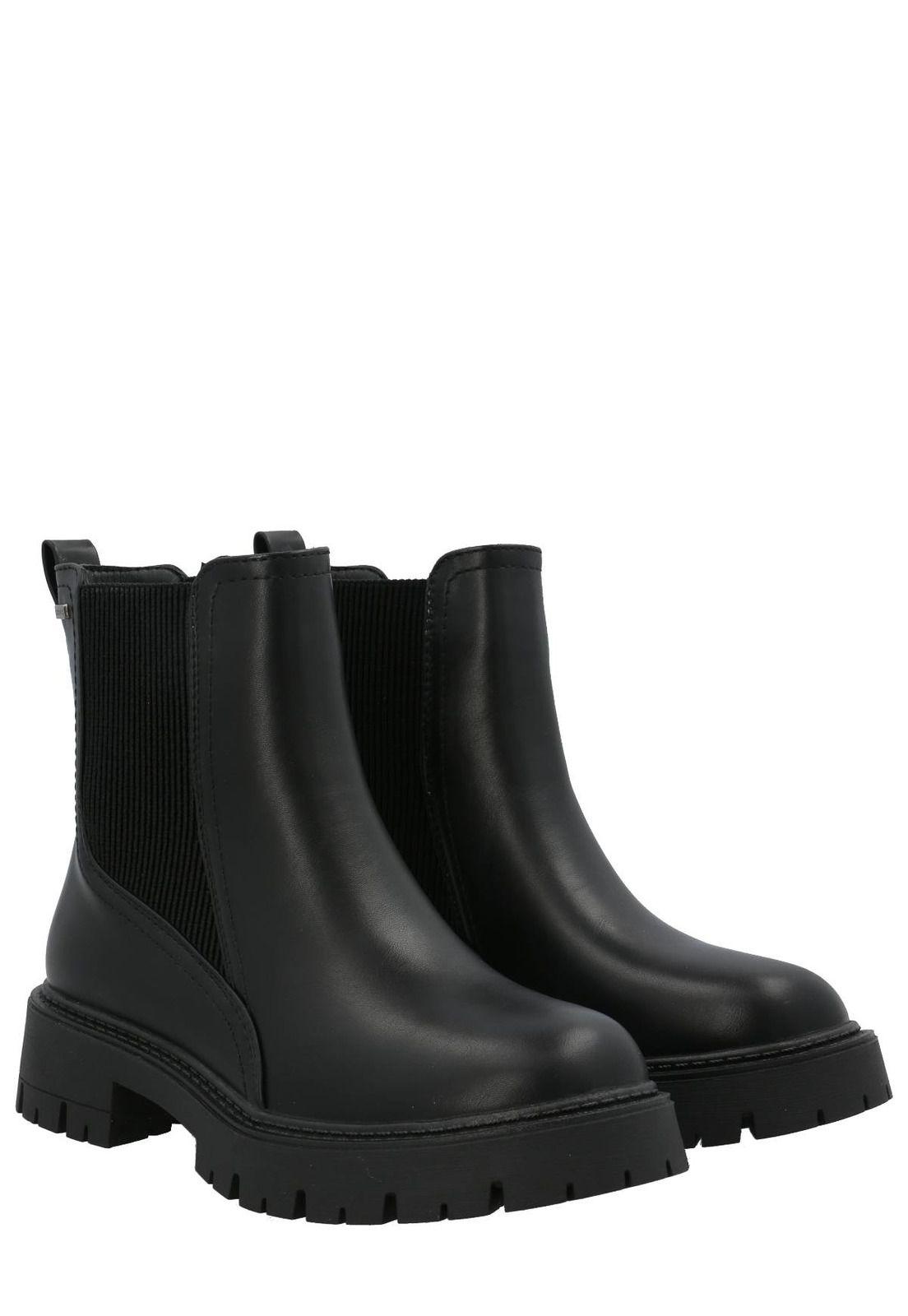 Botín Castellon Mujer Negro-8