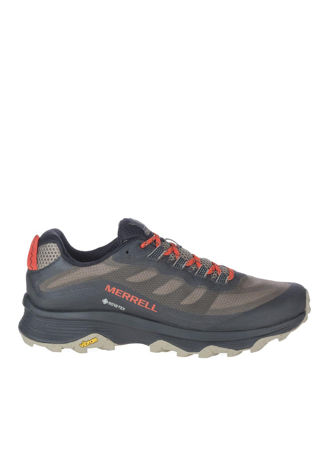 Zapatilla Hombre Moab Speed Gtx Café-1