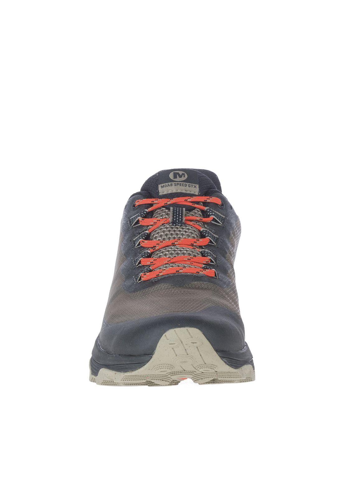 Zapatilla Hombre Moab Speed Gtx Café-2