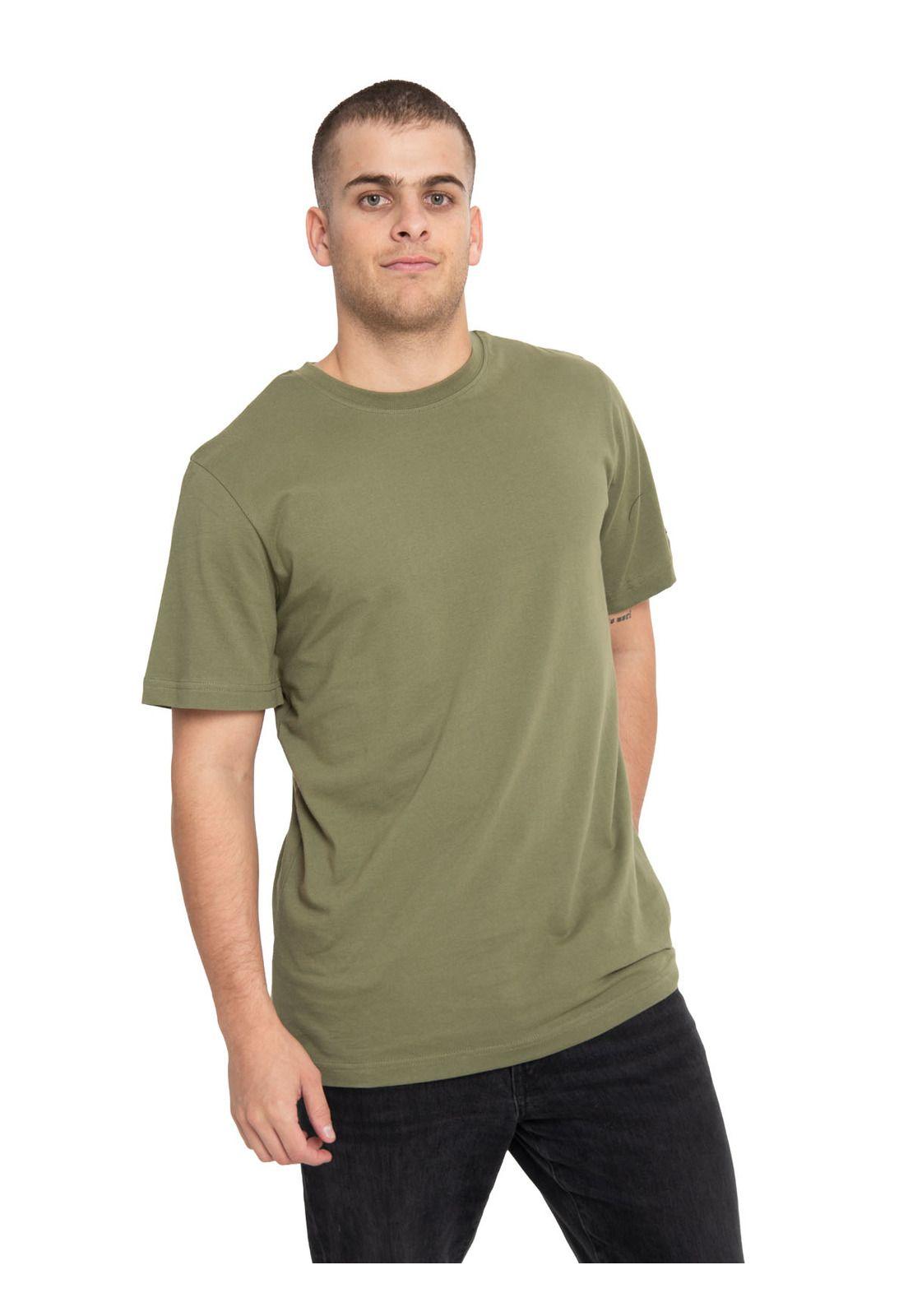 Polera Manga Corta Hombre Essential S/S Tee Verde-0
