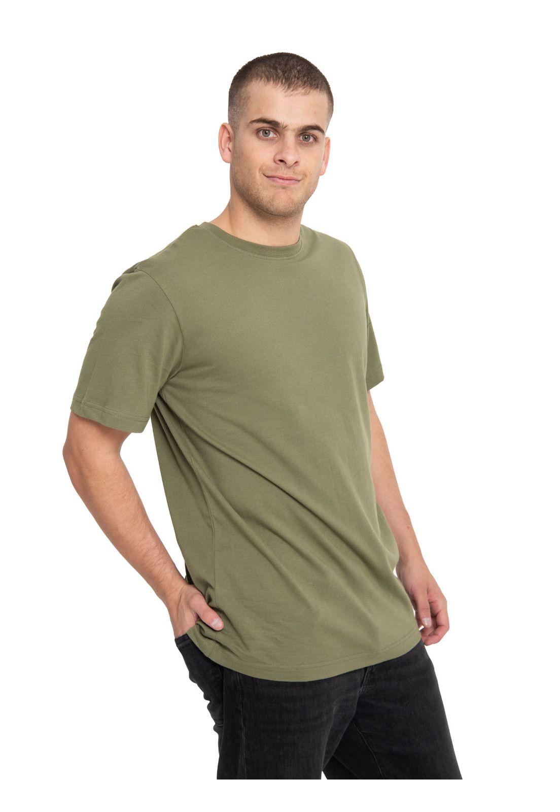 Polera Manga Corta Hombre Essential S/S Tee Verde-1