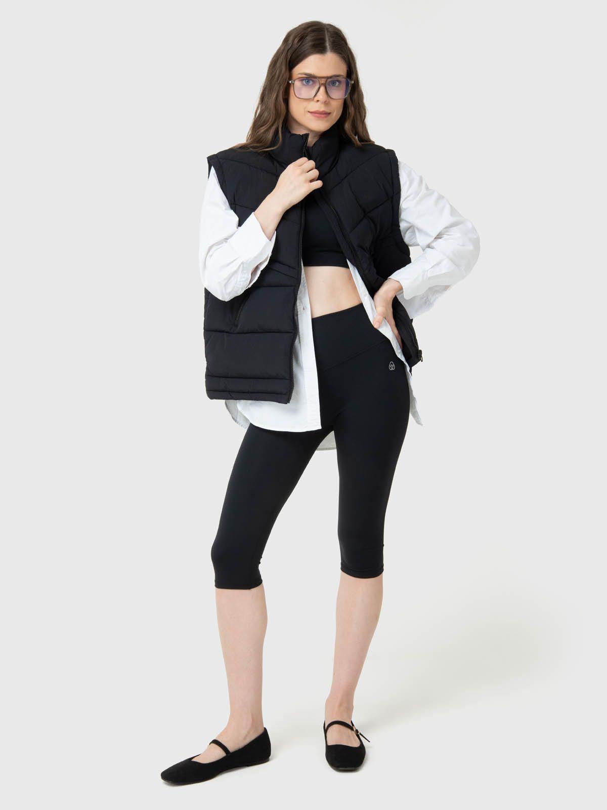 Calza Mujer Capri Aloe Negra -1