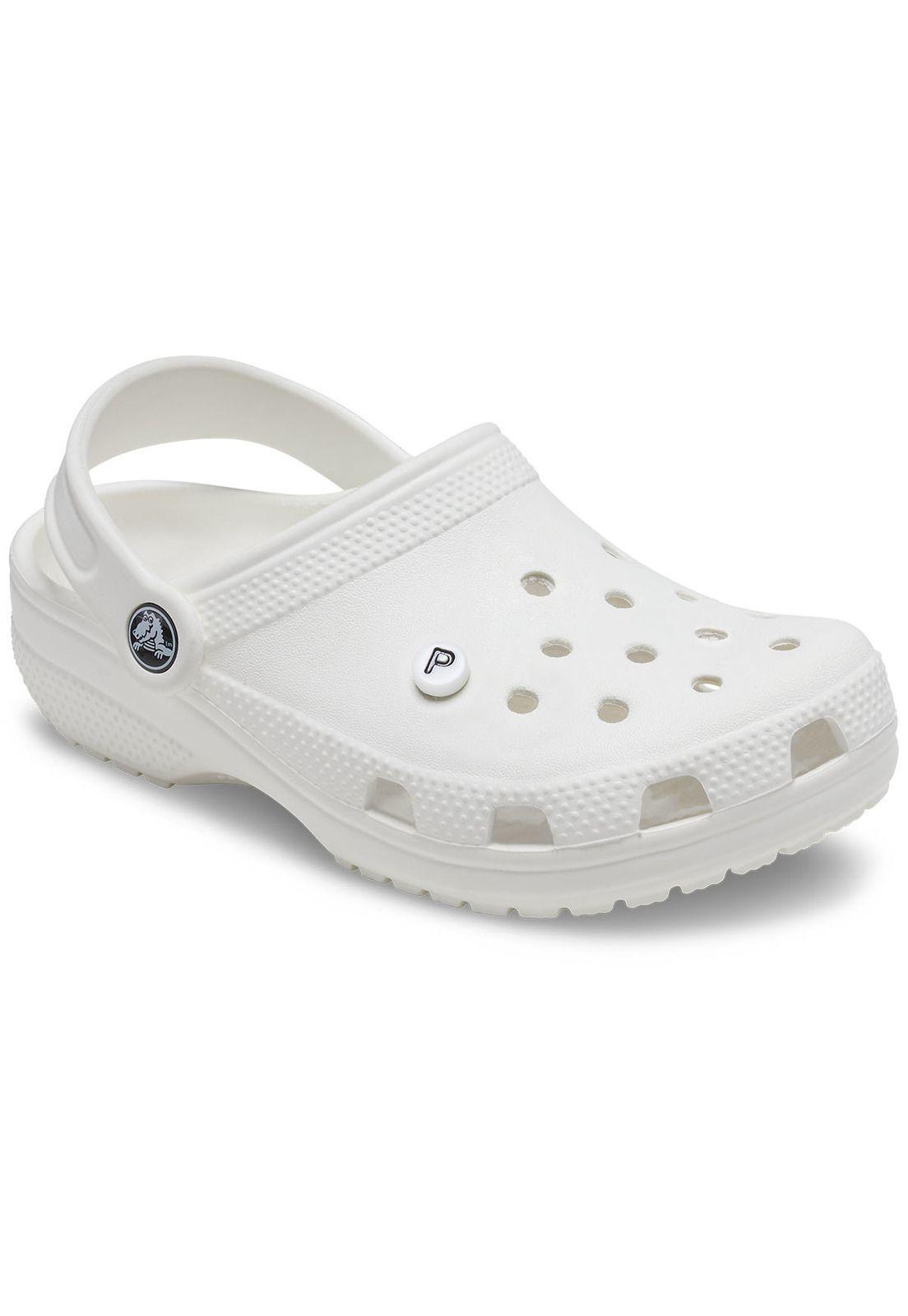 Jibbitz Crocs P Pequeña Carta de Amistad Blanco-1