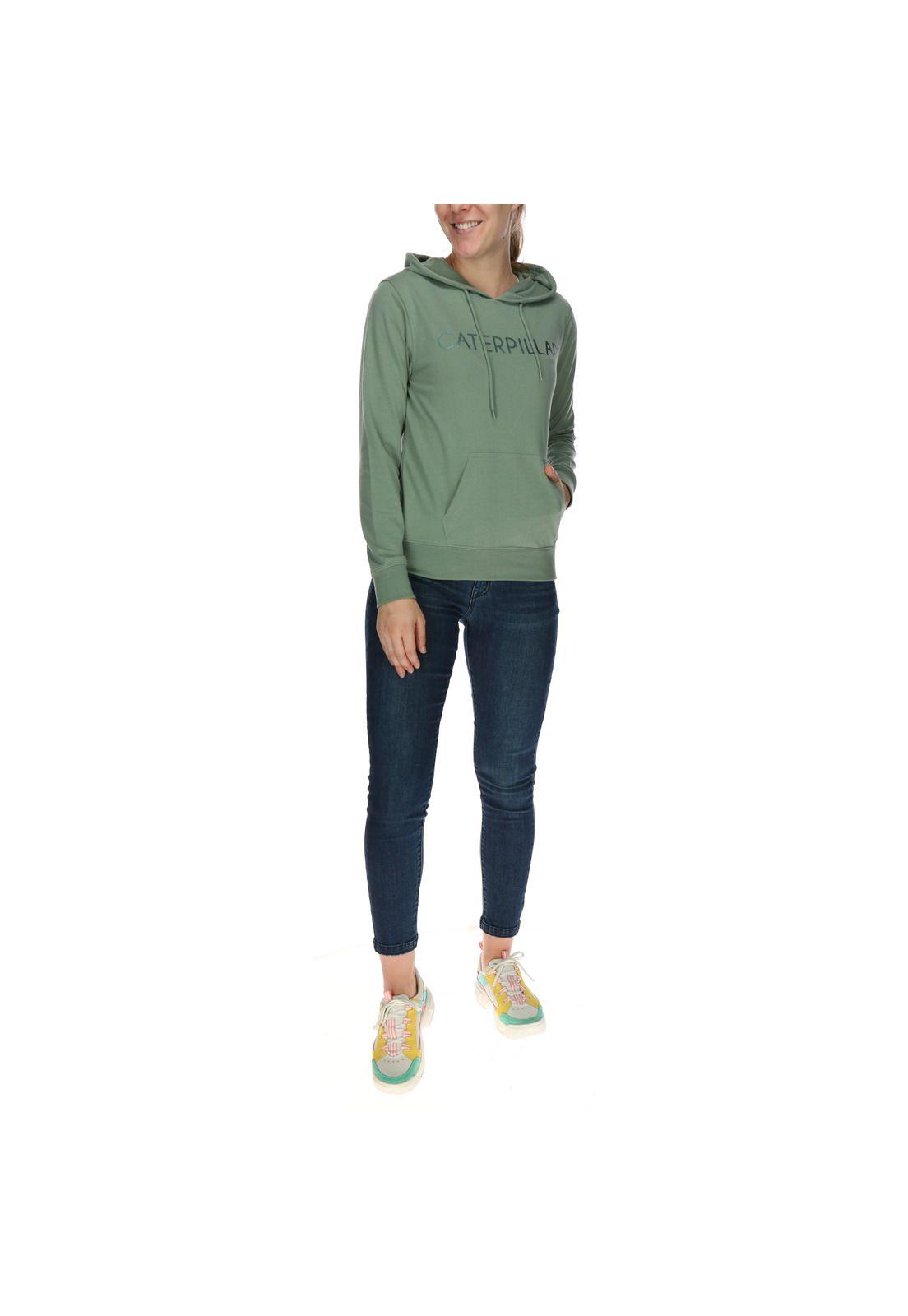 Polerón Mujer Foundation Logo Hoody Crudo-4