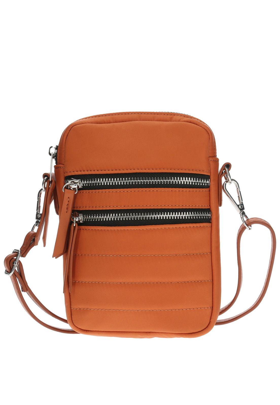 Cartera Riblet Cross Naranjo Mujer-0