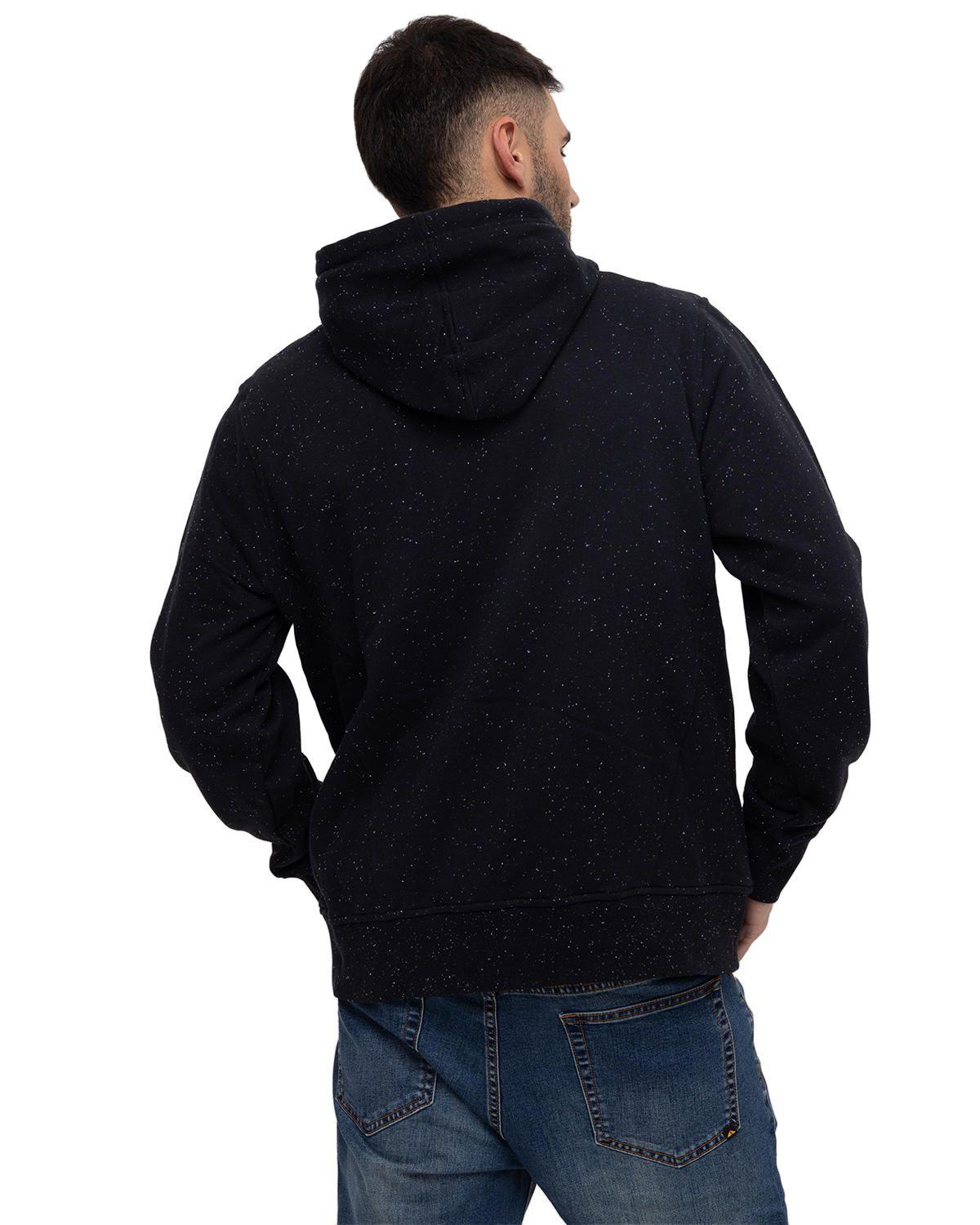 Polerón Fleece Logo Pull Negro Unisex-4