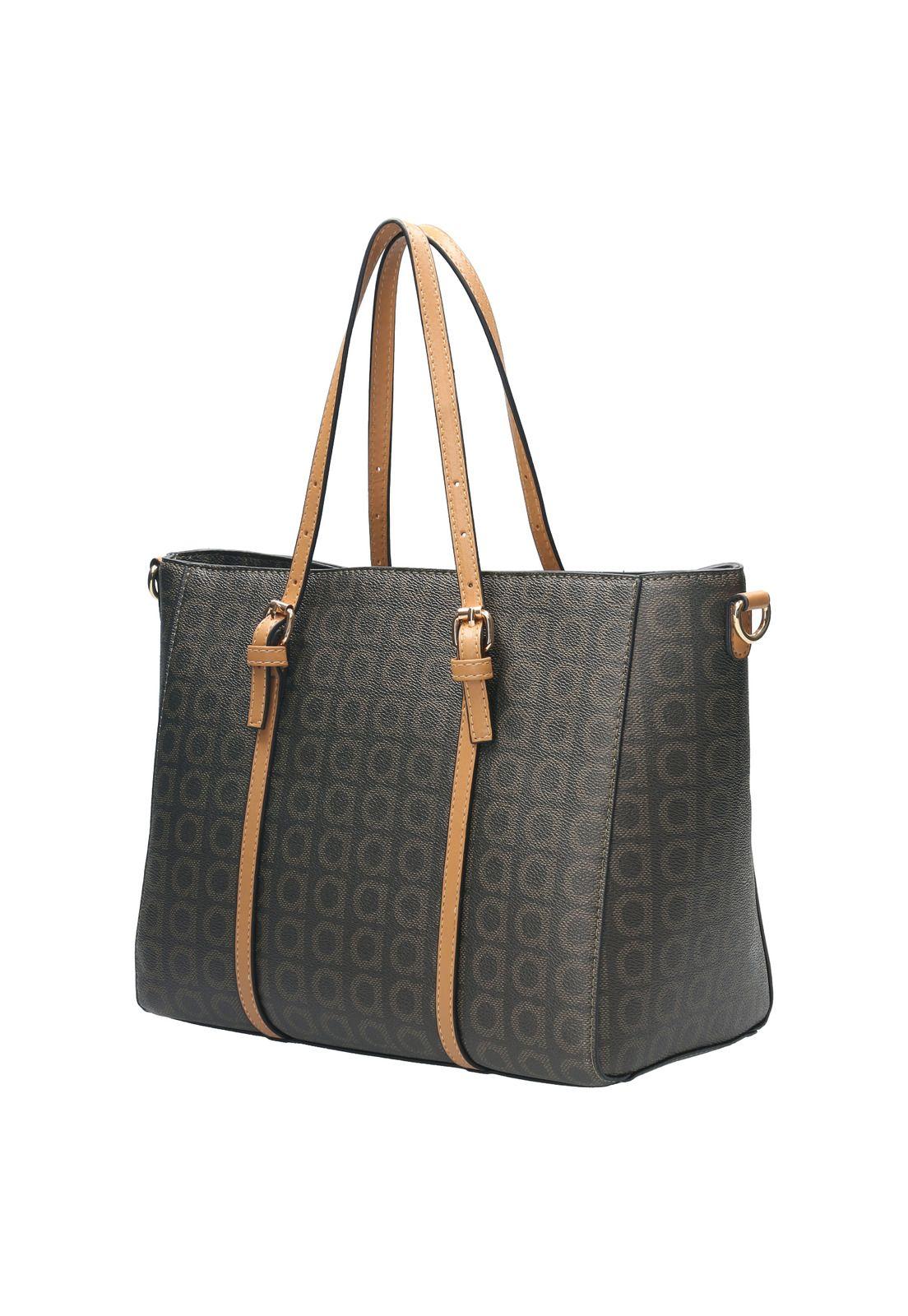 Cartera Mujer Loving Tote Café-1