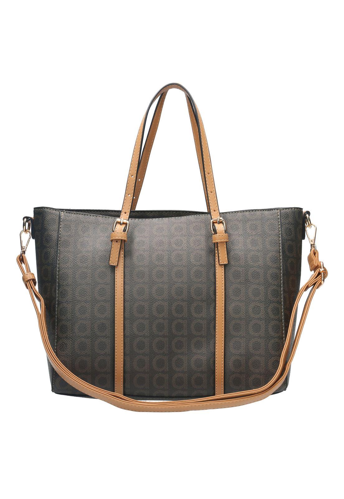 Cartera Mujer Loving Tote Café-3