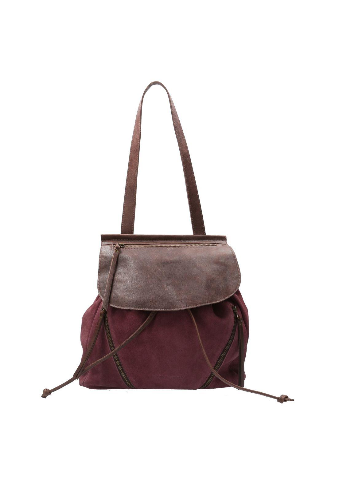 Cartera Cuero Mujer Loures Backbag Burdeo-3