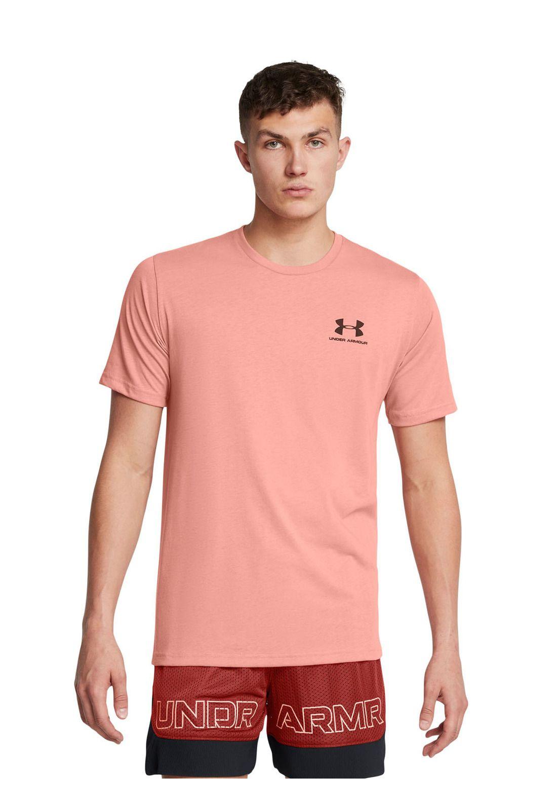 Polera manga corta Sportstyle hombre Rosa-3
